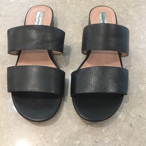 Great Soft Leather Slip On sandals